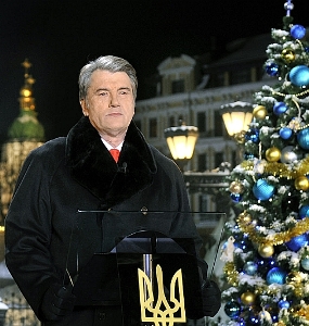Новогоднее обращение президента Украины В.Ющенка (2010) онлайн